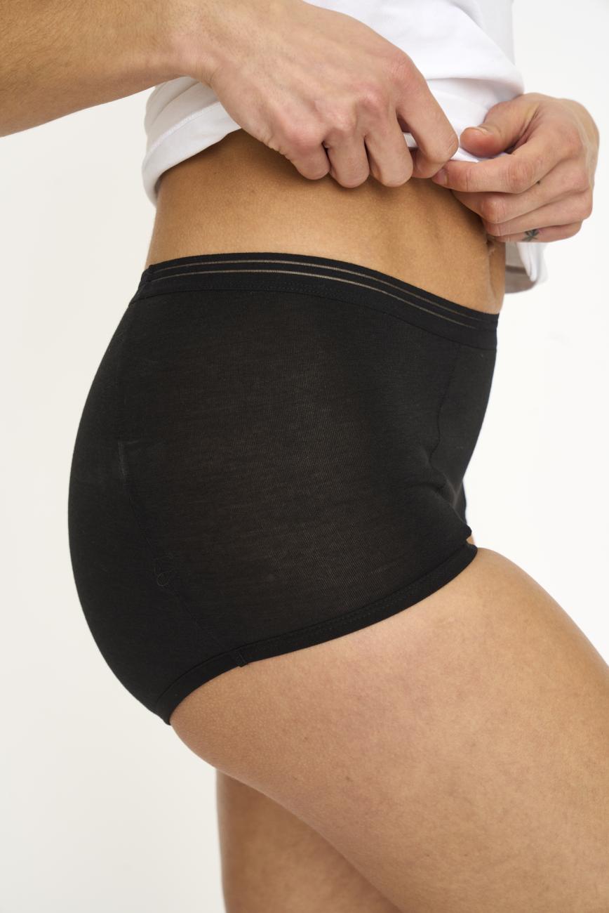 Maxi, Absorbent 50ml | Bio-Bambus-Viskose | schwarz -JBS of Denmark Women