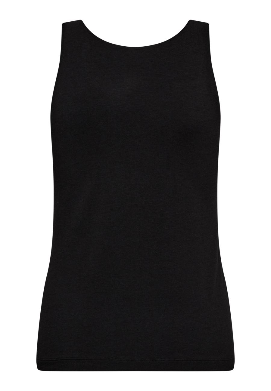 Top breite Träger mit support | Bambusviskose | Schwarz -JBS of Denmark Women