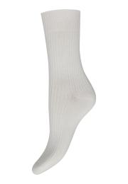 Socken „Ripp“ | Bambusviskose | Weiß -JBS of Denmark Women