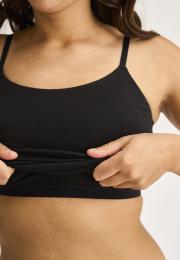 Top mit support | Bambusviskose | Schwarz -JBS of Denmark Women