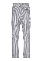 Pyjamahose Unisex | Bio-Baumwolle | grau gestreift -JBS of Denmark Unisex