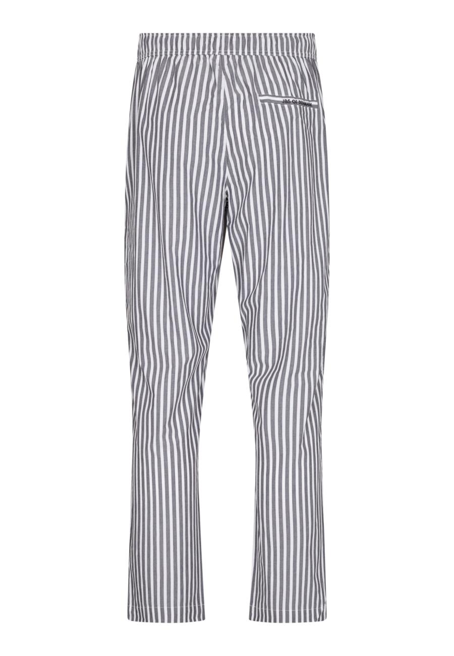 Pyjamahose Unisex | Bio-Baumwolle | grau gestreift -JBS of Denmark Unisex