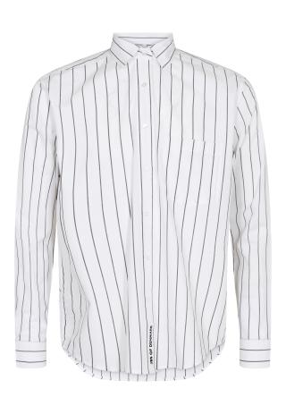 Pyjamashirt Unisex | Bio-Baumwolle | schwarz gestreift -JBS of Denmark Unisex