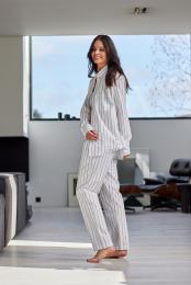 Pyjamahose Unisex | Bio-Baumwolle | schwarz gestreift -JBS of Denmark Unisex