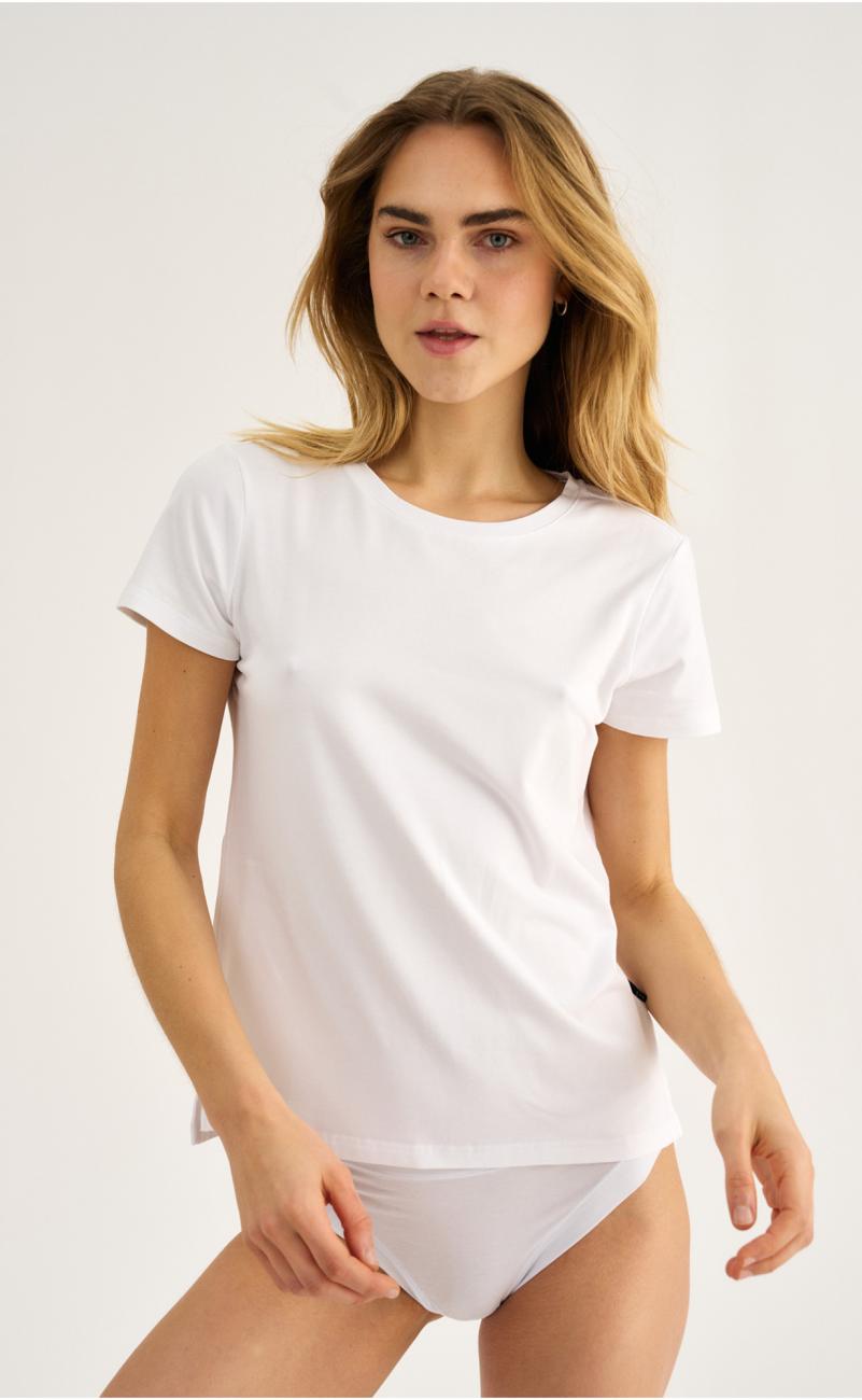 T-Shirt | Bambus-Viskose | weiß -JBS of Denmark Women