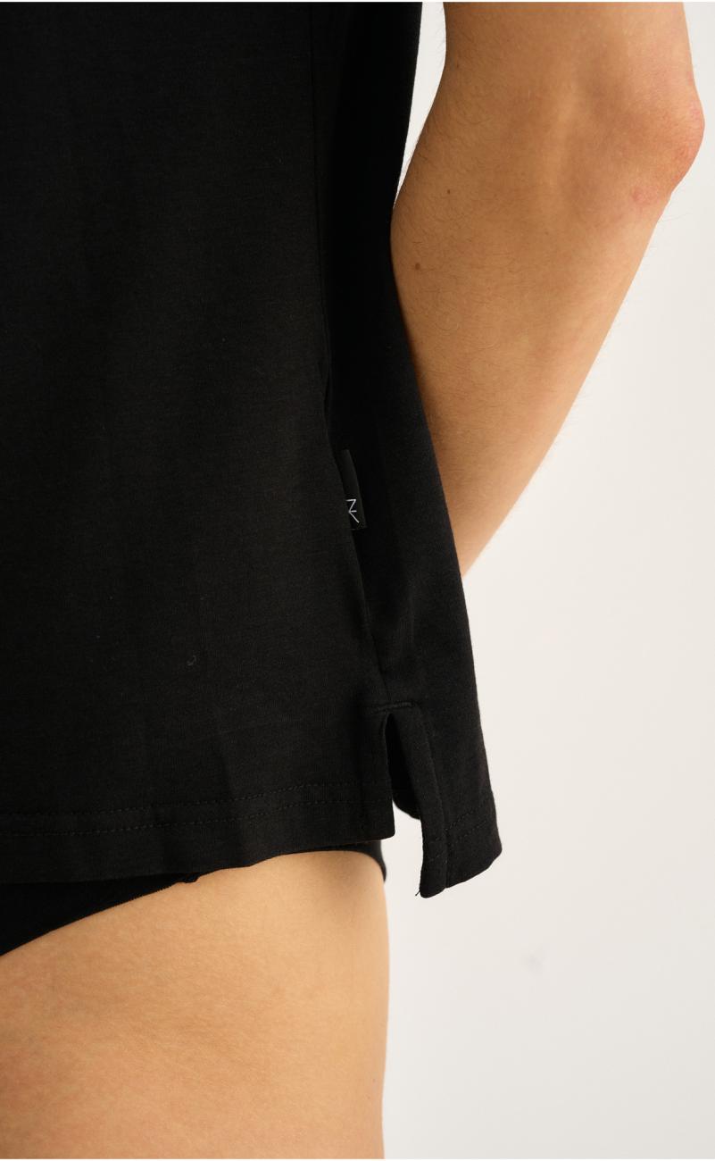 T-Shirt | Bambus-Viskose | schwarz -JBS of Denmark Women