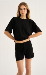Sweatshorts | Bambus-Viskose | schwarz -JBS of Denmark Women
