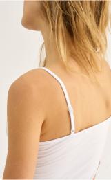 Trägertop | Bambus-Viskose | weiß -JBS of Denmark Women