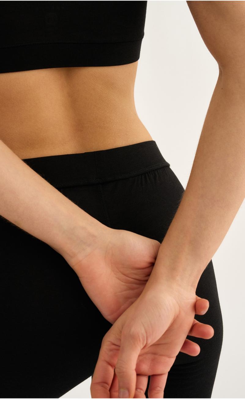 Leggings | Bambus-Viskose | schwarz -JBS of Denmark Women