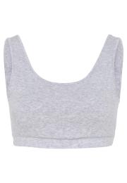 Bustier | Bambus-Viskose | hellgrau melange -JBS of Denmark Women