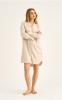Nachthemd | Bambus-Viskose | sand gestreift -JBS of Denmark Women