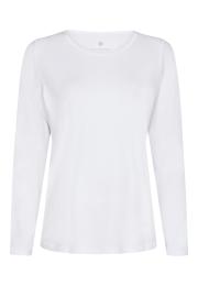 Langarm-Shirt | Bambus-Viskose | weiß -JBS of Denmark Women