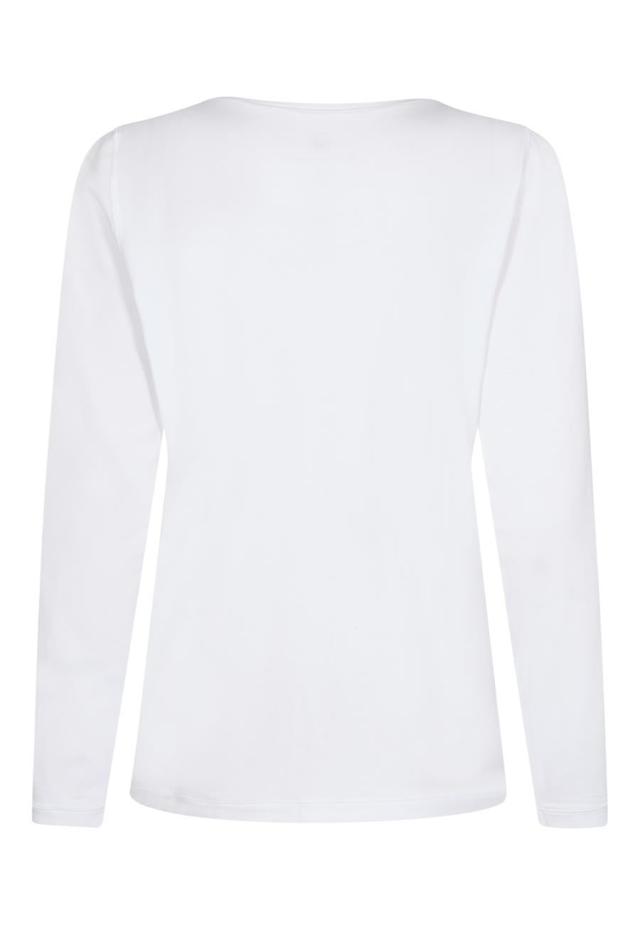 Langarm-Shirt | Bambus-Viskose | weiß -JBS of Denmark Women