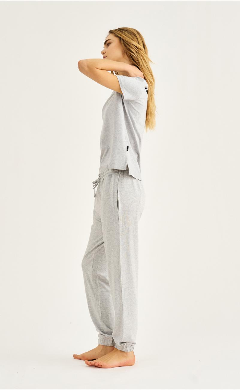 Jogginghose | Bambus-Viskose | hellgrau melange -JBS of Denmark Women