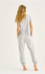 Jogginghose | Bambus-Viskose | hellgrau melange -JBS of Denmark Women