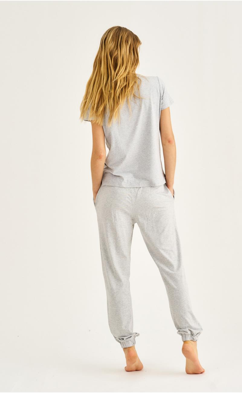Jogginghose | Bambus-Viskose | hellgrau melange -JBS of Denmark Women