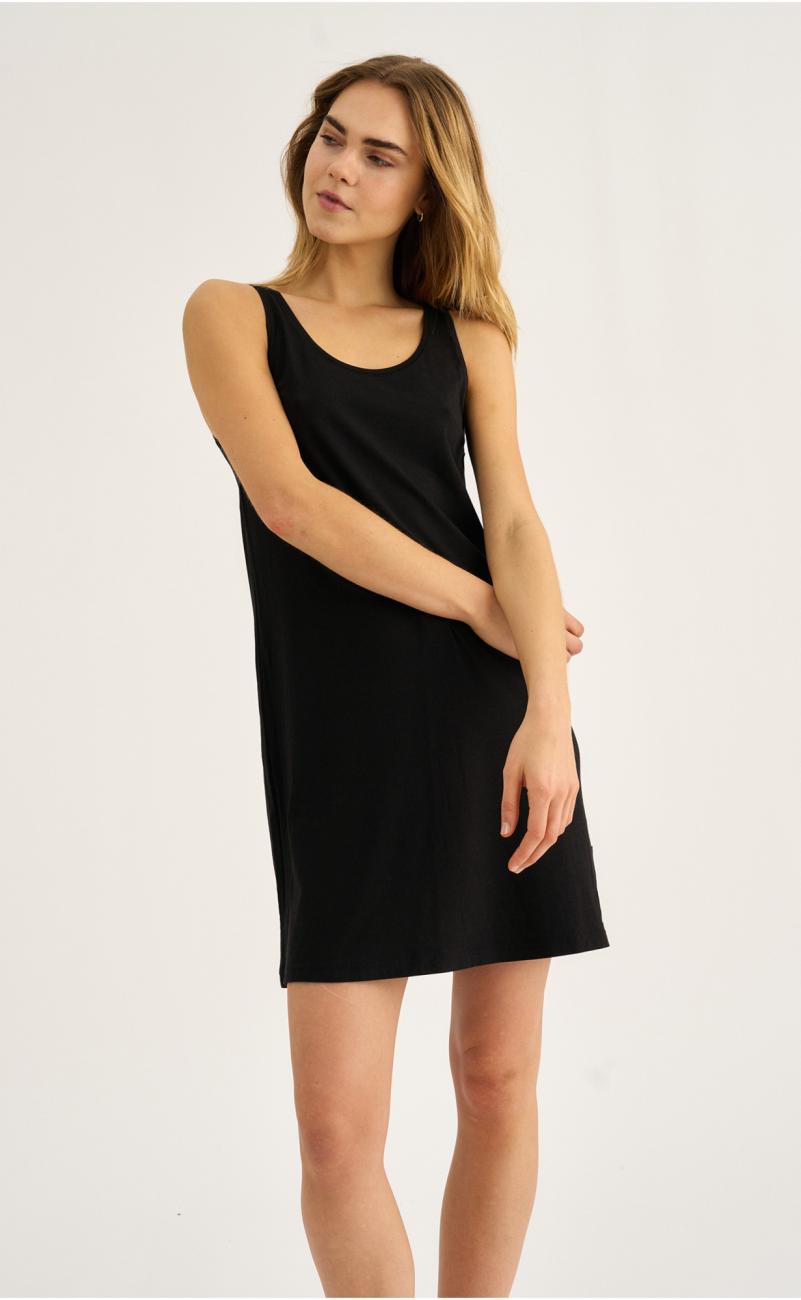 Jersey-Kleid | Bambus-Viskose | schwarz -JBS of Denmark Women