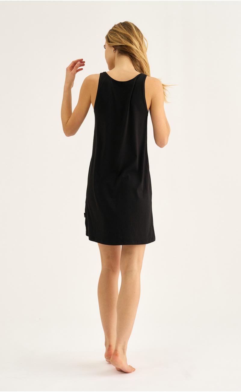 Jersey-Kleid | Bambus-Viskose | schwarz -JBS of Denmark Women