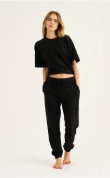 Jogginghose | Bambus-Viskose | schwarz -JBS of Denmark Women