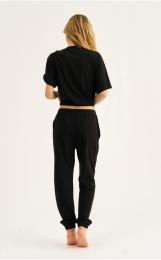 Jogginghose | Bambus-Viskose | schwarz -JBS of Denmark Women