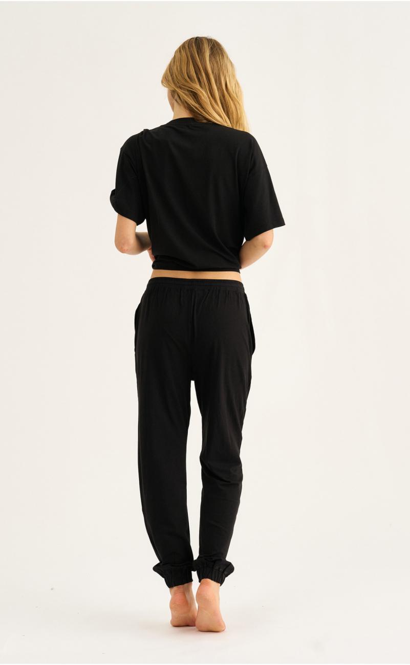 Jogginghose | Bambus-Viskose | schwarz -JBS of Denmark Women