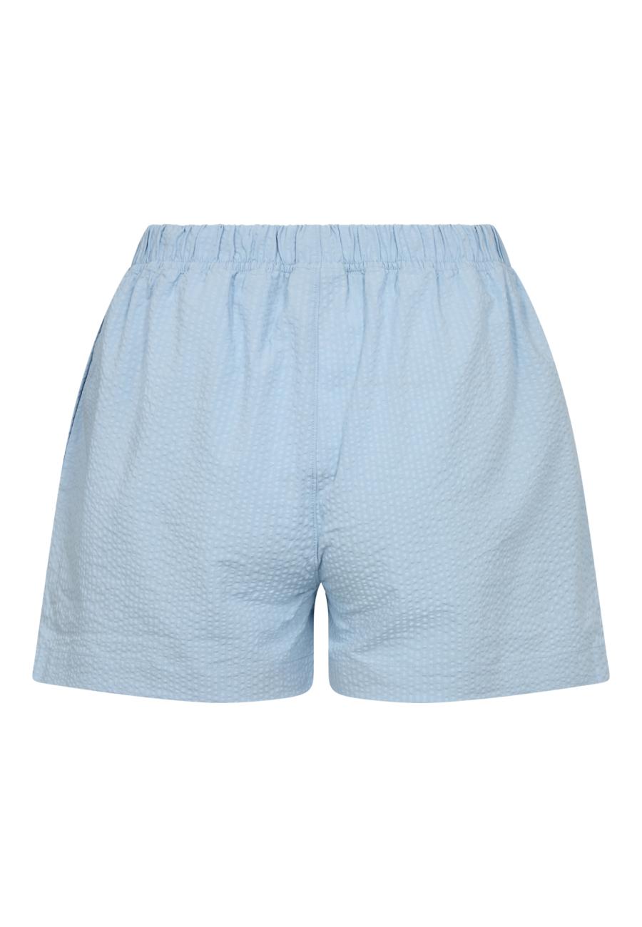 Pyjamashorts, Seersucker | Bambus-Viskose | blau -JBS of Denmark Women