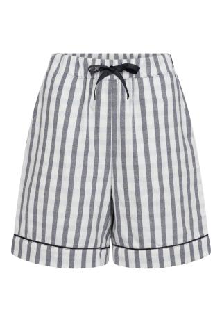 Pyjamashorts, Flanell | 100% Bio-Baumwolle | grau kariert -JBS of Denmark Women