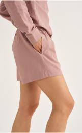 Pyjamashorts, Seersucker | Bambus-Viskose | rosé -JBS of Denmark Women