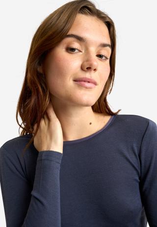 Langarm-Shirt | 100% Bio-Wolle | lavendel -JBS of Denmark Women