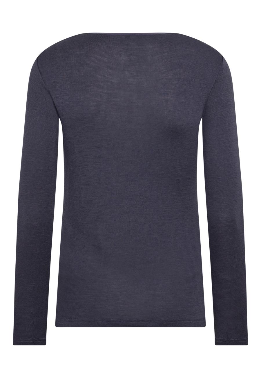 Langarm-Shirt | 100% Bio-Wolle | lavendel -JBS of Denmark Women