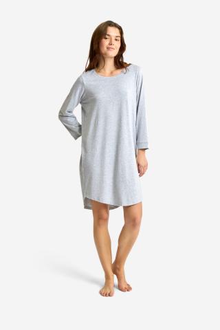 Big-Shirt, Langarm | Bambus-Viskose | hellgrau melange -JBS of Denmark Women