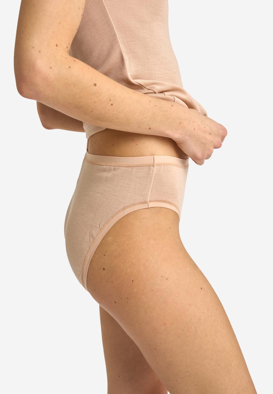 Tai, 100% Wolle, Nude