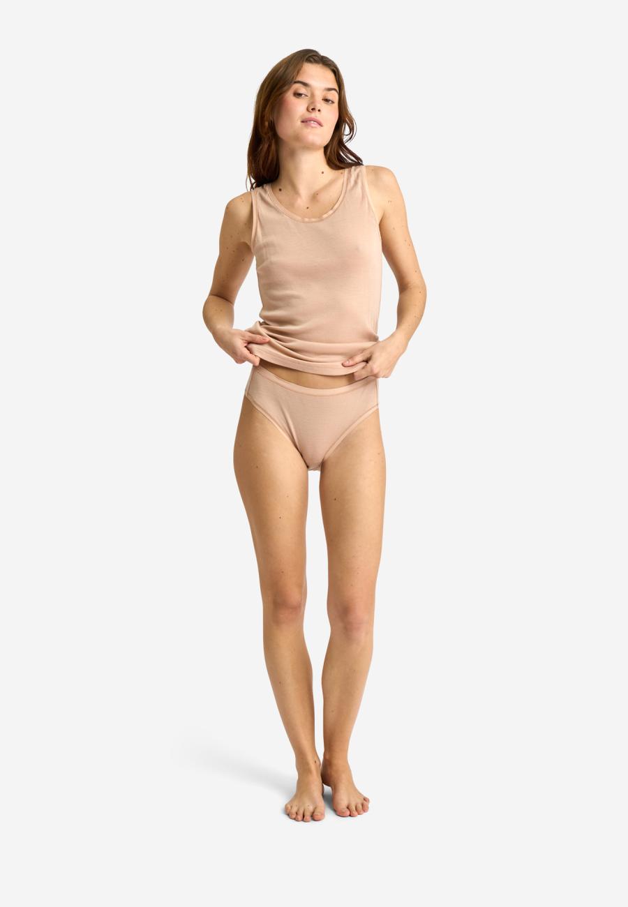 Tai, 100% Wolle, Nude