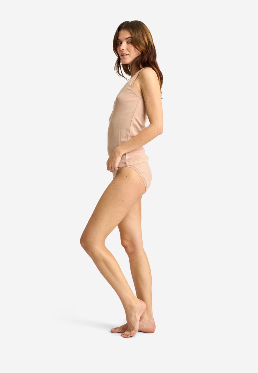 Tai, 100% Wolle, Nude