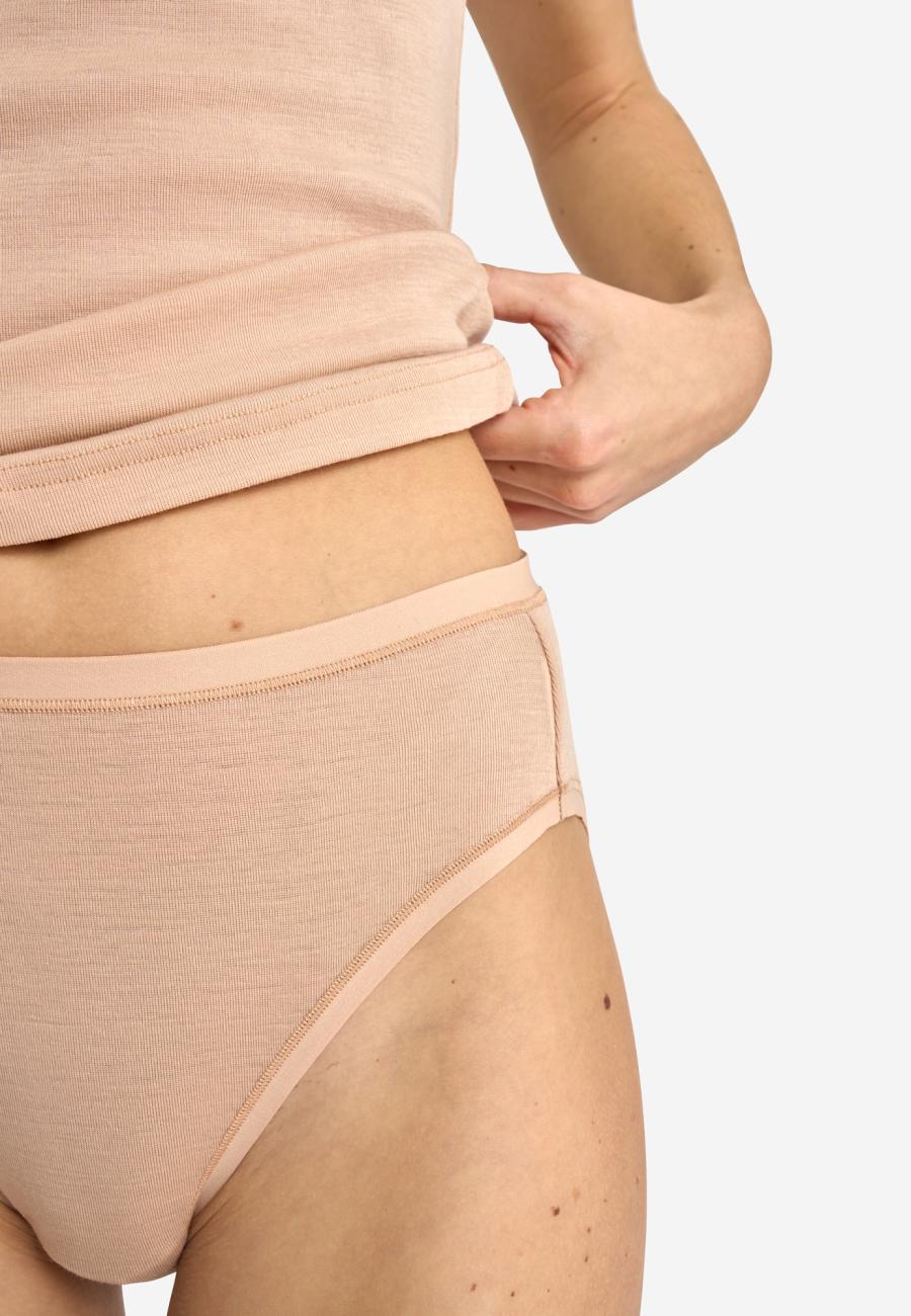 Tai, 100% Wolle, Nude