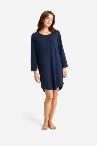 Big-Shirt, Langarm | Bambus-Viskose | navy -JBS of Denmark Women