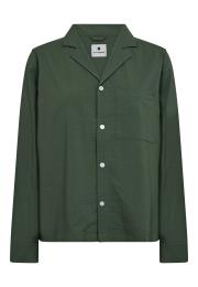 Pyjamashirt, Seersucker | Bambus-Viskose | grün -JBS of Denmark Women