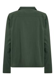 Pyjamashirt, Seersucker | Bambus-Viskose | grün -JBS of Denmark Women