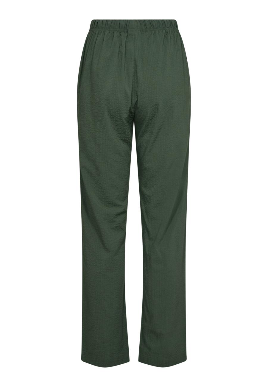 Pyjamahose, Seersucker | Bambus-Viskose | grün -JBS of Denmark Women