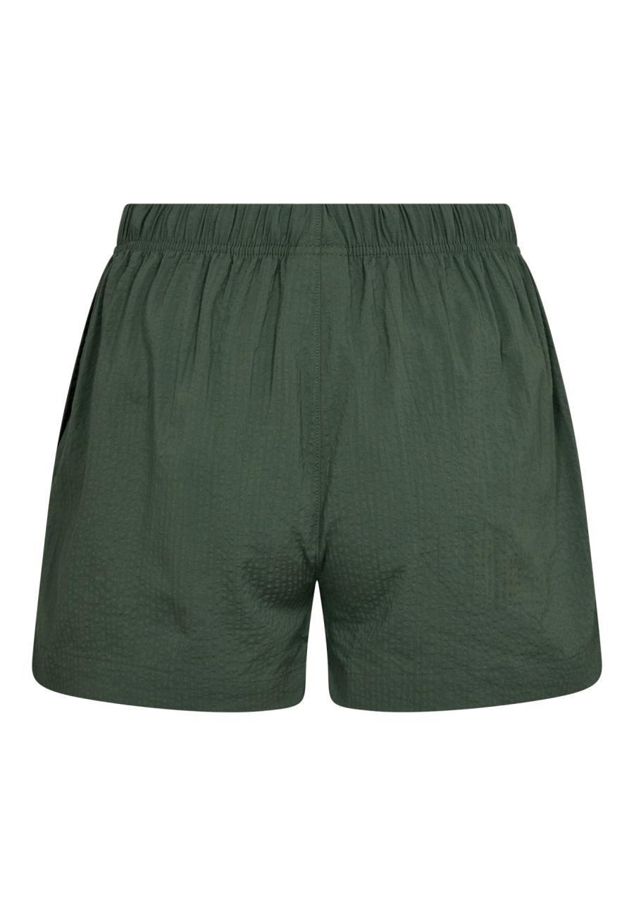 Pyjamashorts, Seersucker | Bambus-Viskose | grün -JBS of Denmark Women
