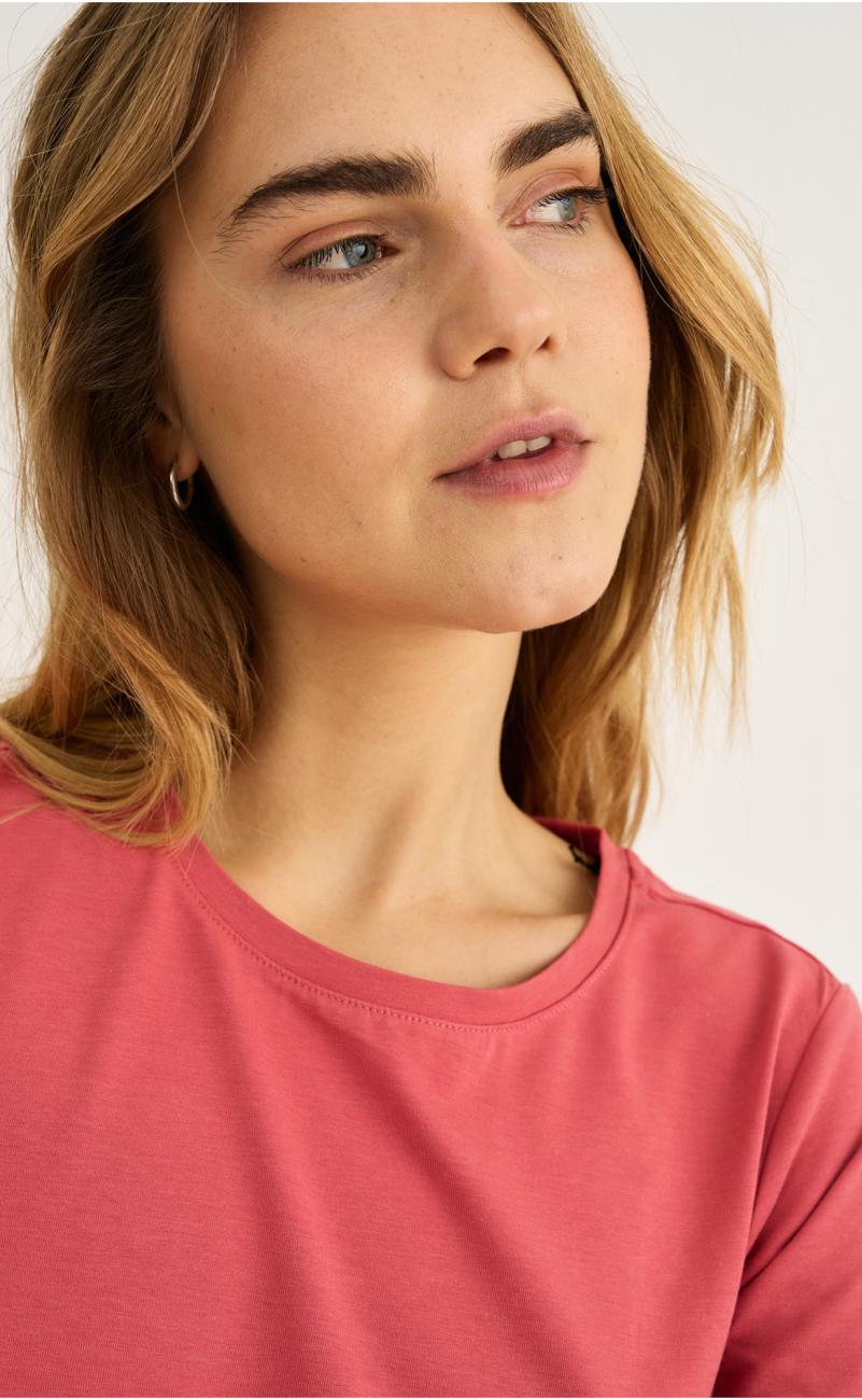 T-Shirt | Bambus-Viskose | rot -JBS of Denmark Women