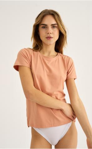 T-Shirt | Bambus-Viskose | Pfirsich -JBS of Denmark Women