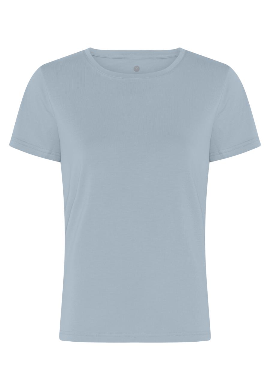 T-Shirt | Bambusviskose | Hellblau -JBS of Denmark Women