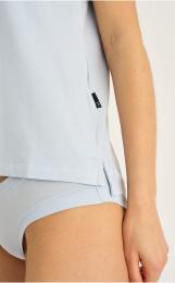 T-Shirt | Bambusviskose | Hellblau -JBS of Denmark Women