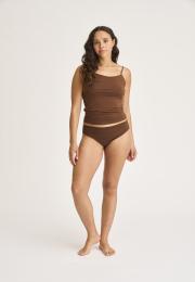 Spaghettiträger-Top | Bambusviskose | Braun -JBS of Denmark Women