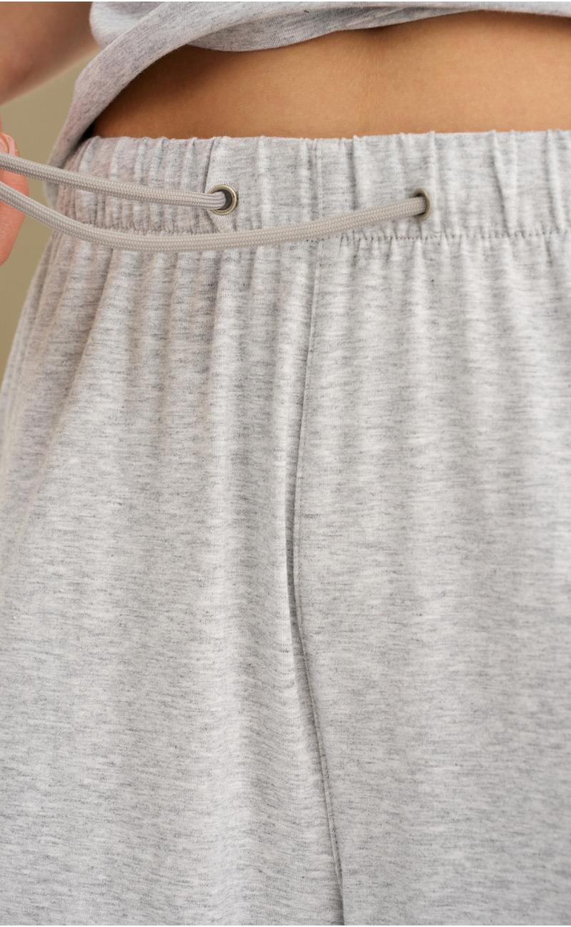 Hose „gerades Bein“ | Bambusviskose | Hellgrau meliert -JBS of Denmark Women