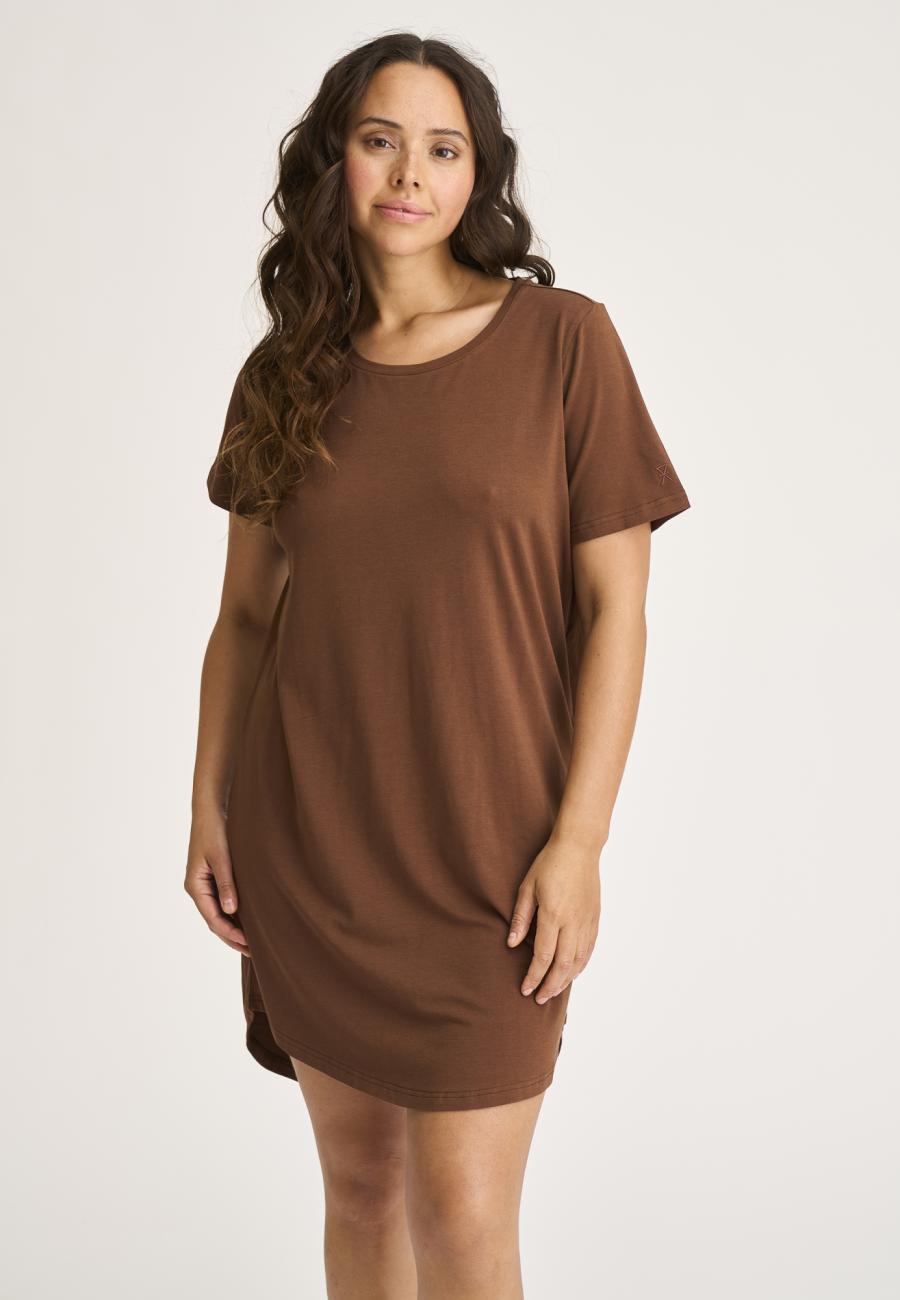 Big Shirt | Bambusviskose | Braun -JBS of Denmark Women