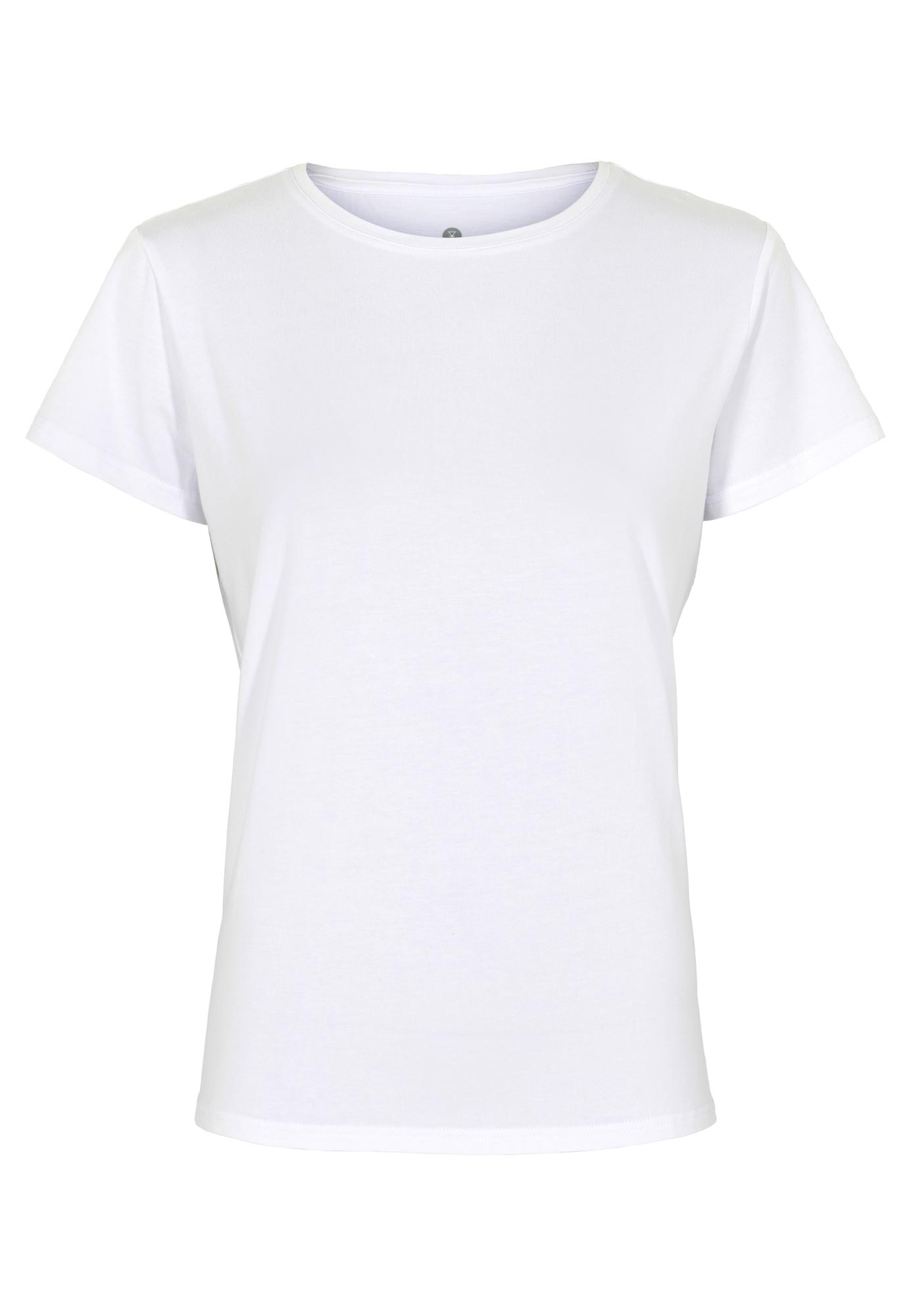 T-Shirt, Bambus-Viskose, weiß