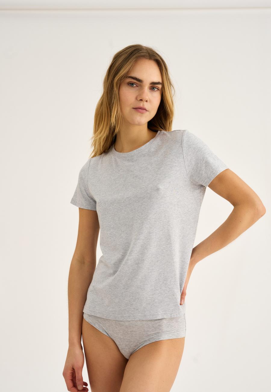 T-Shirt | Bambusviskose | Grau -JBS of Denmark Women