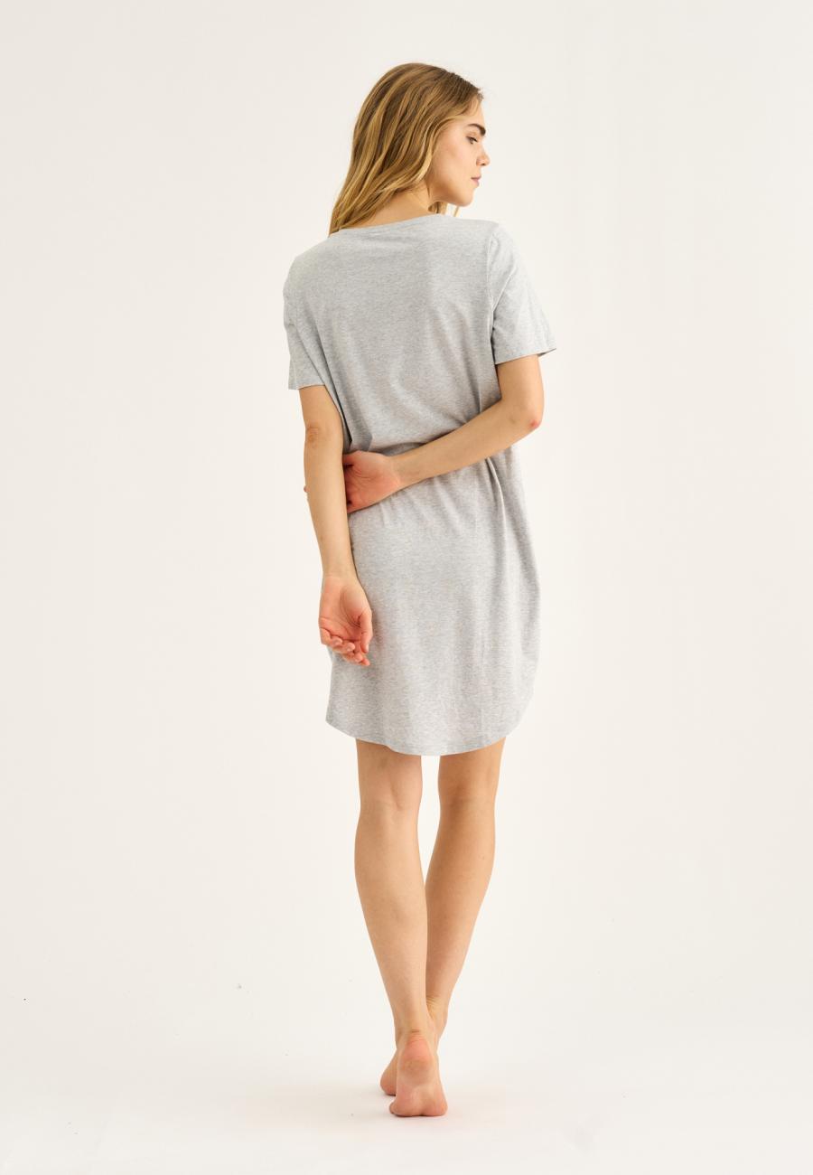 Big Shirt | Bambusviskose | Grau -JBS of Denmark Women